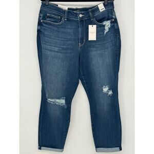 Judy Blue High Rise Destroyed Boyfriend Jeans Women Size 18W